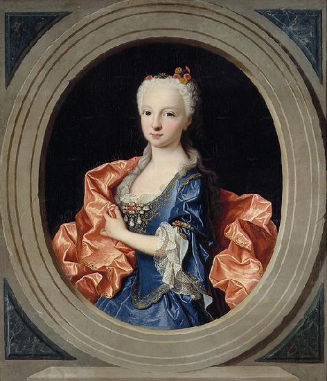 Jean-Franc Millet Retrato de la infanta Maria Teresa oil painting picture